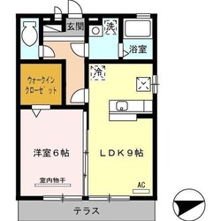 エバーグリーンの物件間取画像